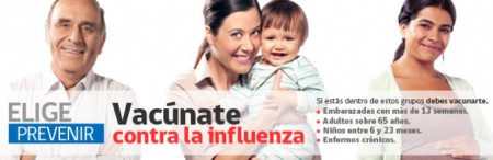 Campaña "Vacúnate contra la influenza" 